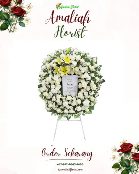 Krans Bunga Duka Teras Terunjam
