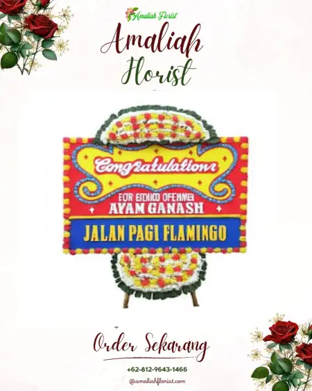 Sewa Papan Bunga Teras Terunjam